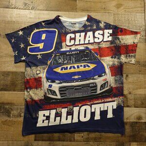 Hendrick Motorsports Chase‎ Elliott NASCAR Tee Men’s 3XL Patriotic Racing